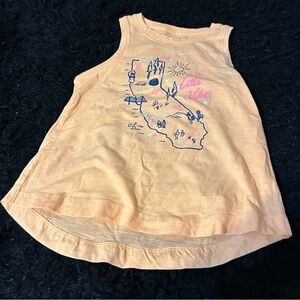 Size 8 GIRLS “My Favorite Tank” California Tank Top E3